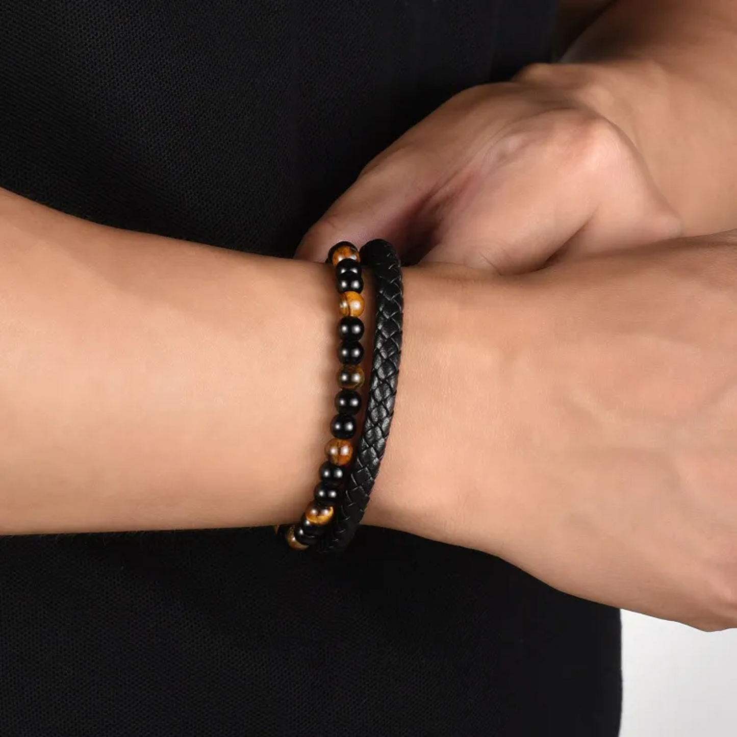 Pulsera de Ojo de Tigre "El Escudo de tu Hijo"