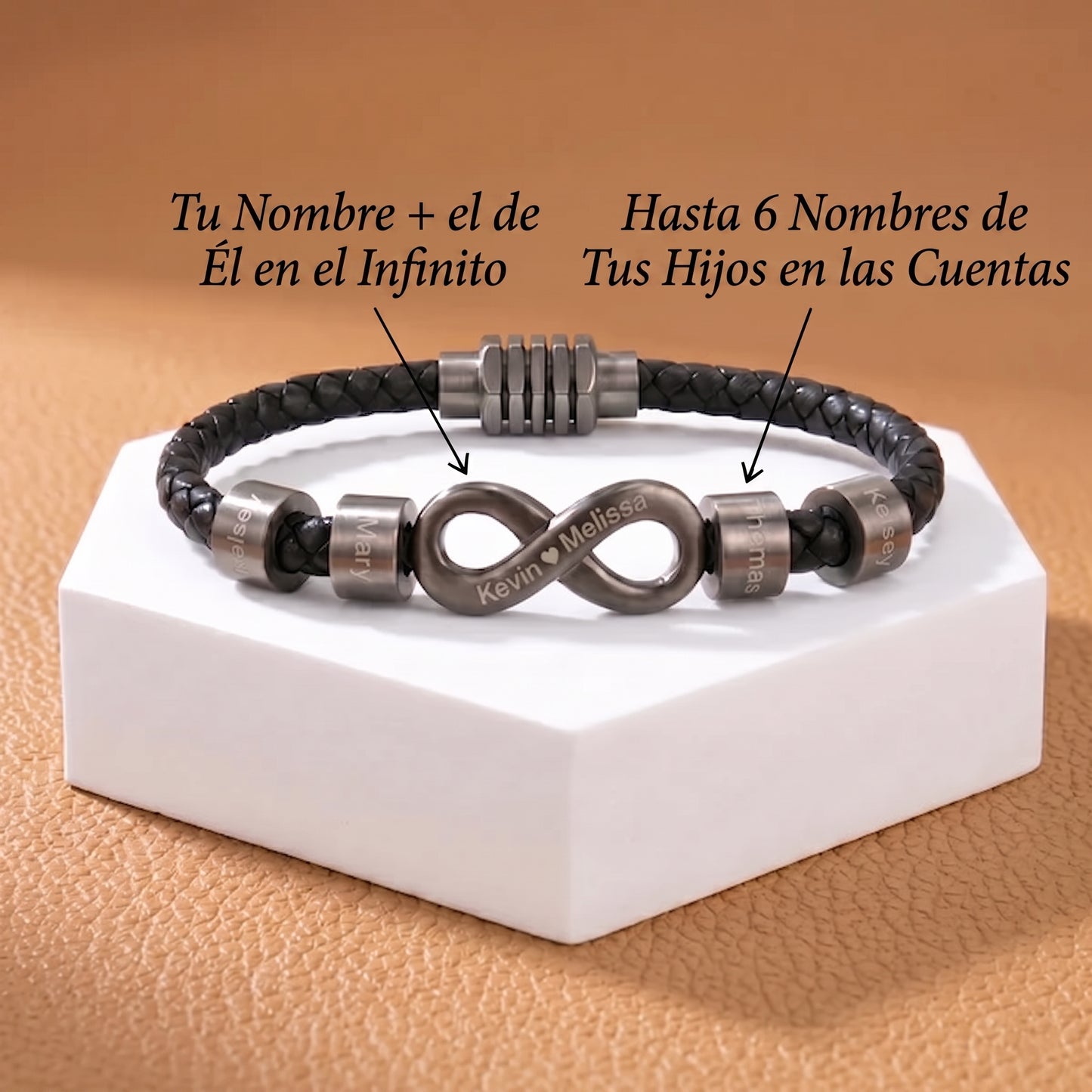 Pulsera Vínculo Infinito con Nombres