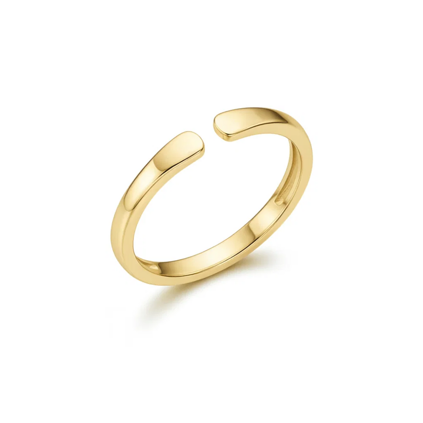 Anillo de Iniciales Ajustable — Whisper